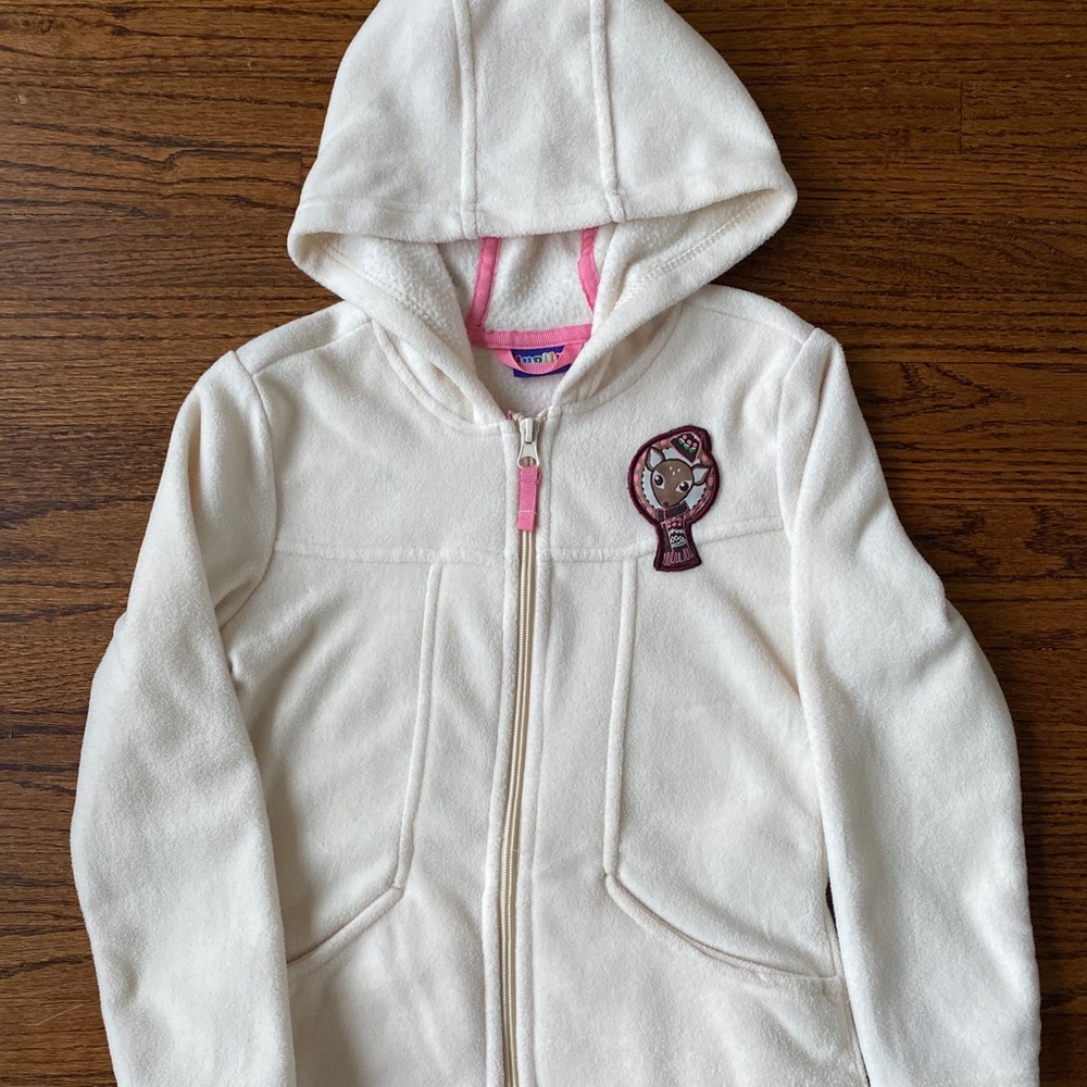 White Soft Hoodie Jacket